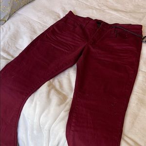 Maroon Fried Denim jeans